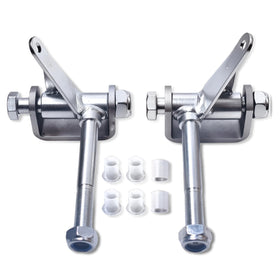 AKSGKGQ front view of spindle bracket showing axle and mounting points for precise fit