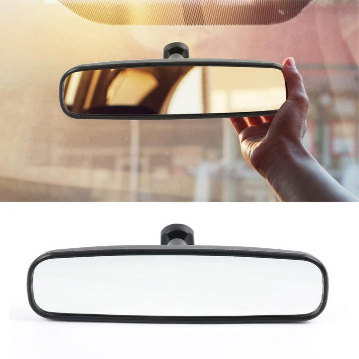AKSOLONT front mirror view showing broad reflective surface and clear sightline