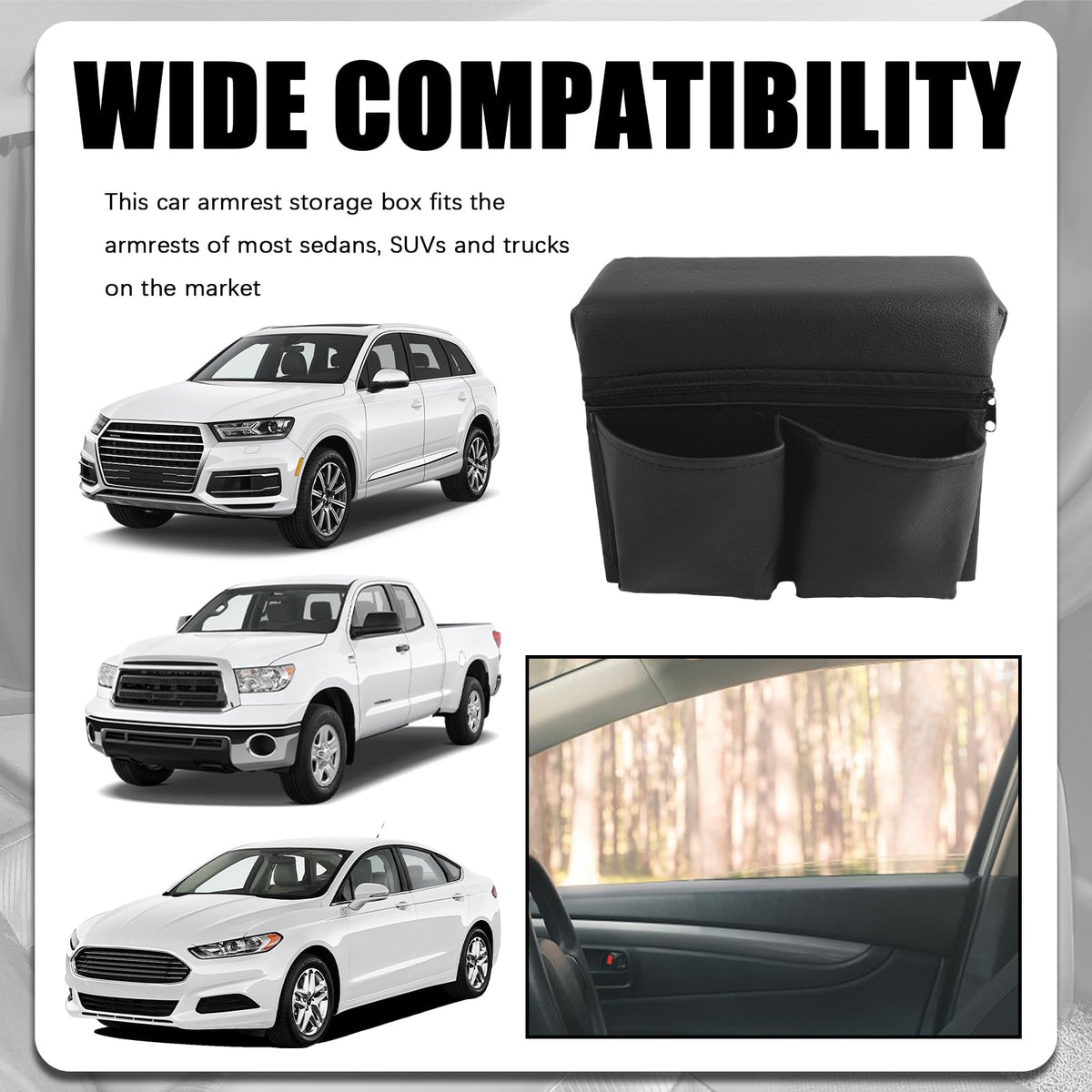 AKWDSL lifestyle shot inside car illustrating improved cabin organization and driving comfort