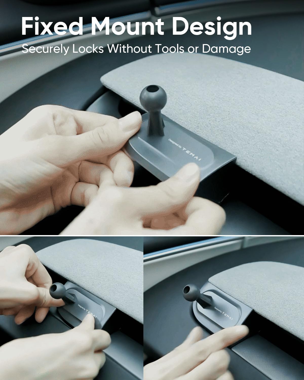 AKwing included metal ring beside iPhone showing non‑MagSafe compatibility