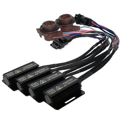 Alady front packaging of 3157 resistor harness showing contents and durability benefit