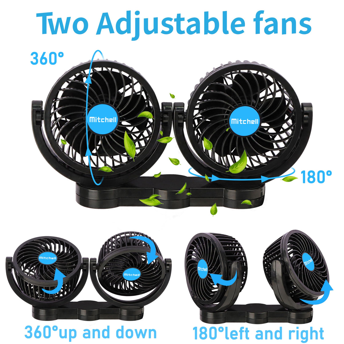 Alagoo blade-guard detail demonstrating safe enclosed fan design advantage