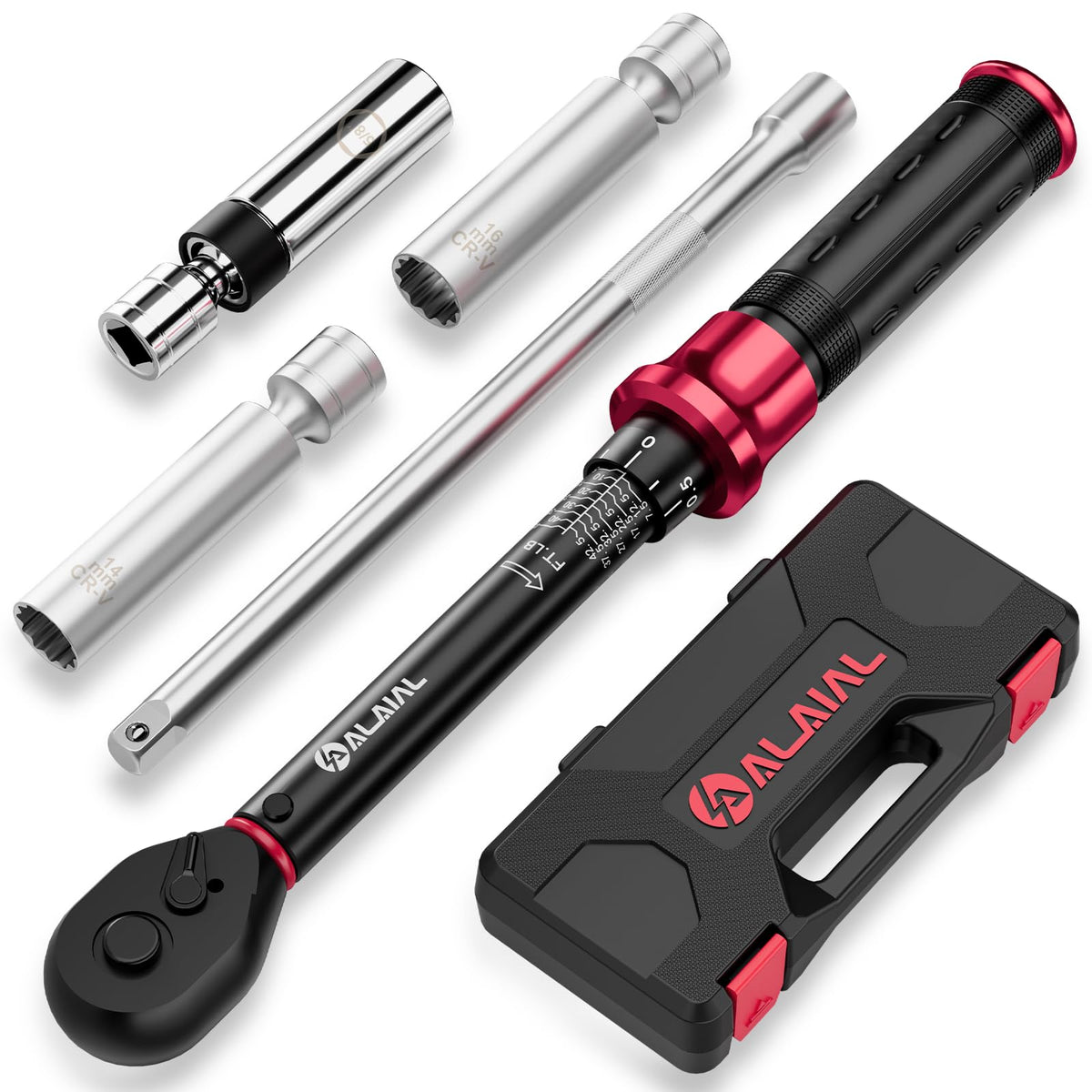 ALAIAL front kit overview showing wrench and sockets, reliable garage toolkit benefit