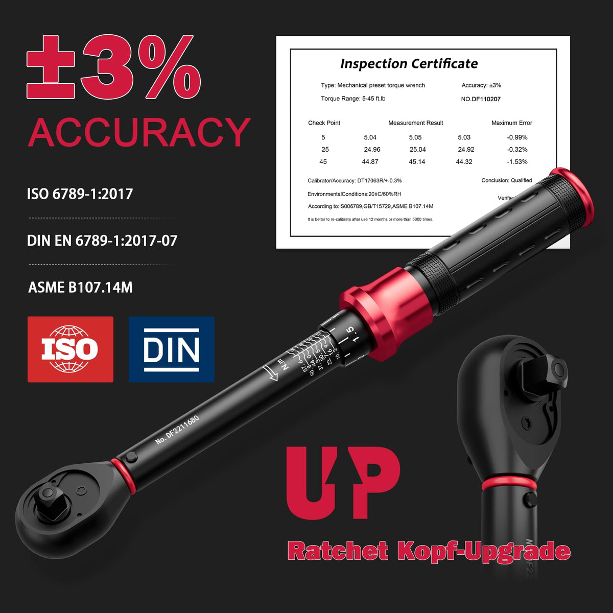ALAIAL torque wrench being used on engine demonstrating precise torque control