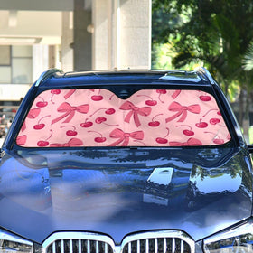 ALAZA Bow Cherry Pink neatly folded and strapped for compact storage and convenience