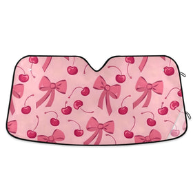 ALAZA Bow Cherry Pink reflective backside showing aluminum layer that blocks UV
