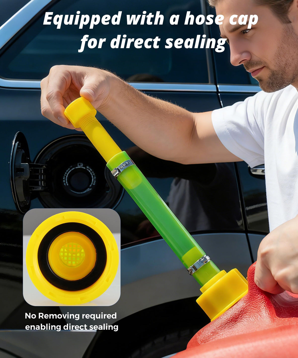 Alepoeza flexible PVC hose bent to show durability and easier alignment
