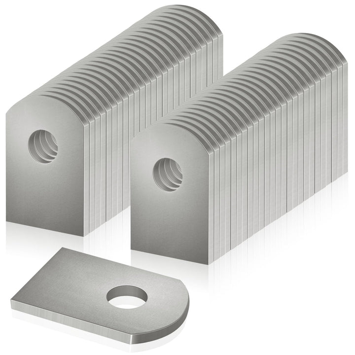 Alffun front view of 50 weld tabs pack showing quantity and ready use