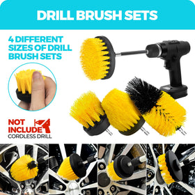 ALFLOD close-up of assorted detail brushes showing varied bristle shapes for precision cleaning
