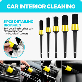 ALFLOD extendable duster in use on a windshield offering safer high-reach cleaning