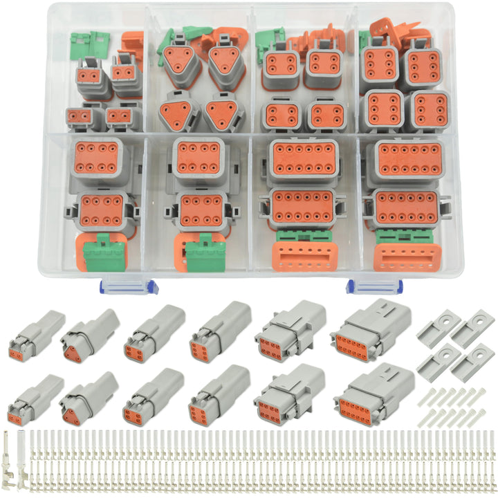 ALFOCI front view of Deutsch connector assembly showing secure fit and reliability