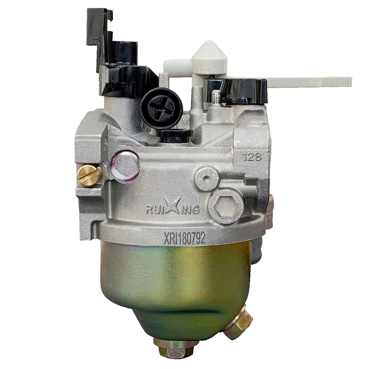 ALFUL carburetor mounted on a GX160 engine illustrating direct-fit installation benefit
