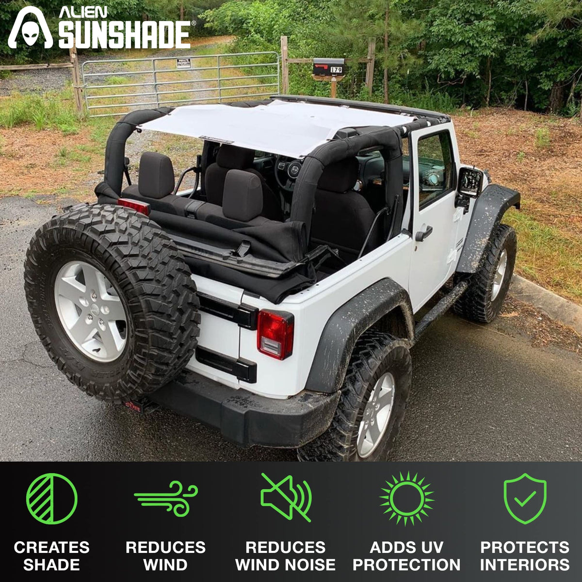 Alien Sunshade close-up mesh texture highlighting breathable sun protection