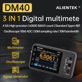 ALIENTEK DM40C side view with USB-C port and charging for long runtime convenience