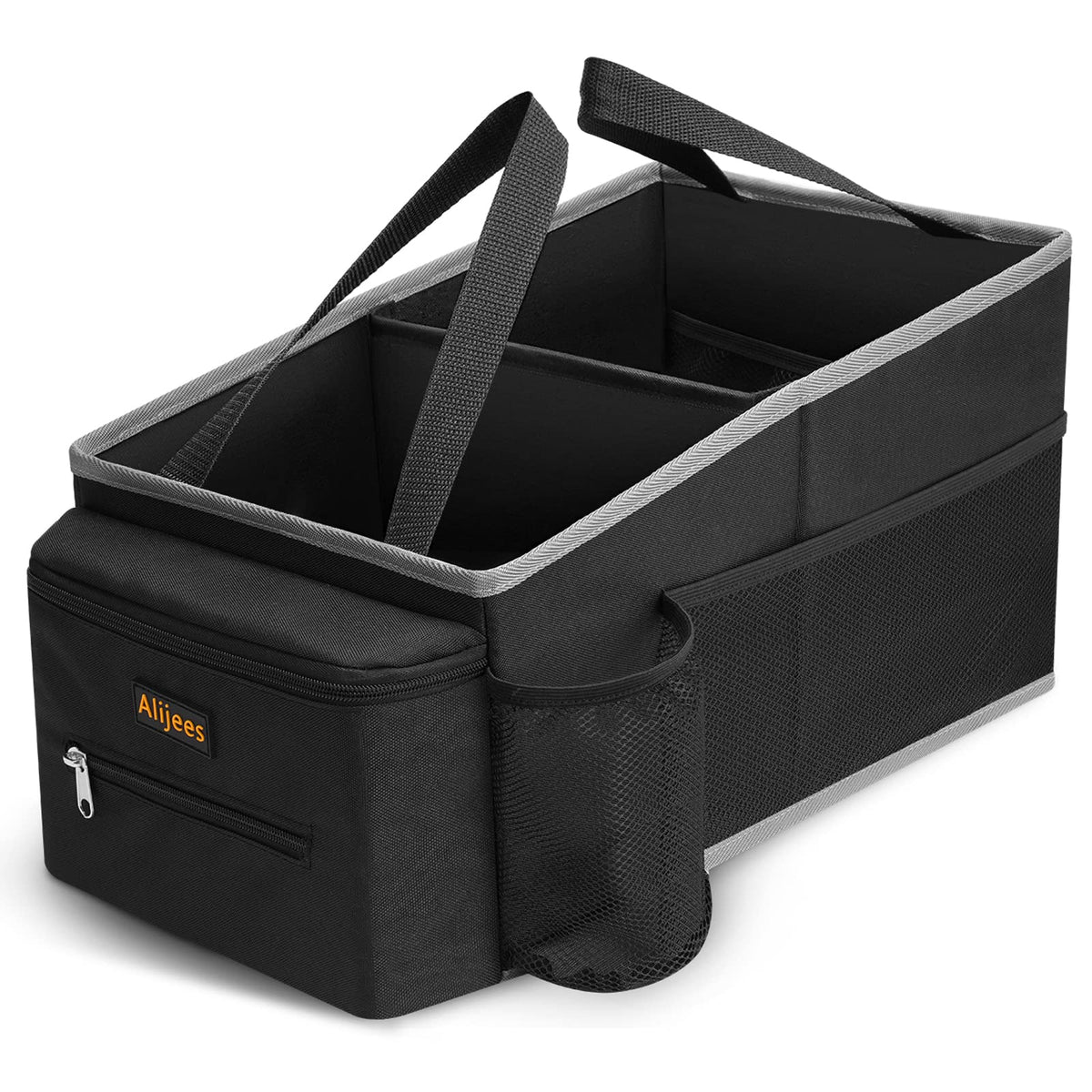 Alijees front view showing organized compartments and easy access benefits