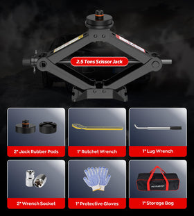 ALIXUEQIN jack closeup with Tesla pad illustrating secure fitment advantage