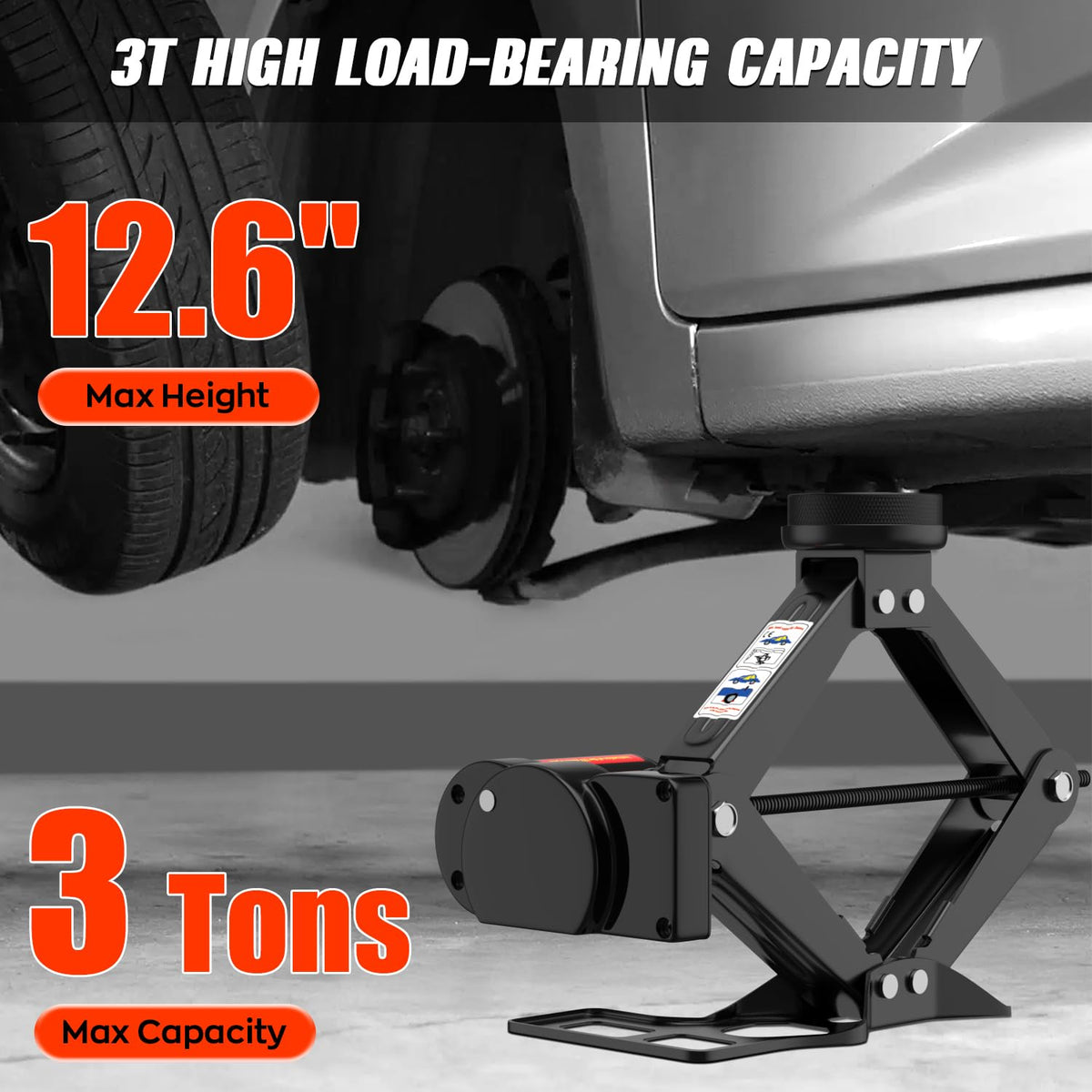 ALIXUEQIN jack saddle and non-slip pad detail protecting Tesla lift points and preventing scratches