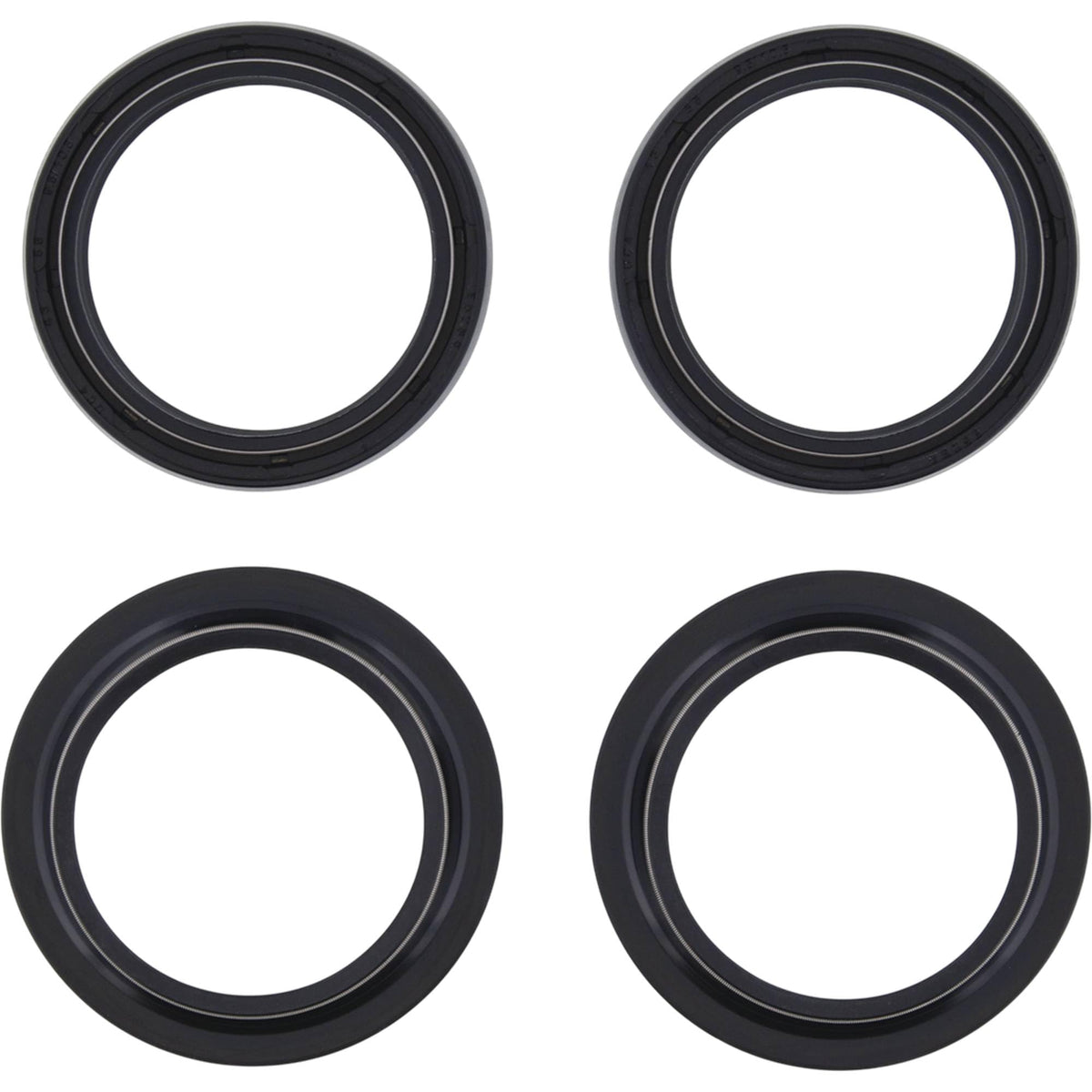 All Balls installed seals on motorcycle fork demonstrating leak protection benefit