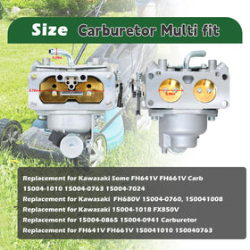ALL-CARB installed on Kawasaki engine demonstrating proper fit