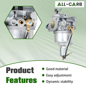 ALL-CARB included gaskets and fuel line for leak-free installation and convenience