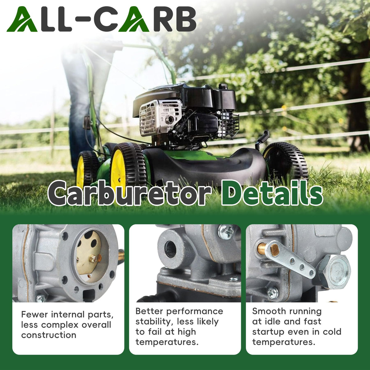 ALL-CARB included accessories with gaskets and fuel filter to streamline installation