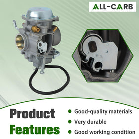 ALL-CARB intake flange and mounting pattern for correct Polaris fitment