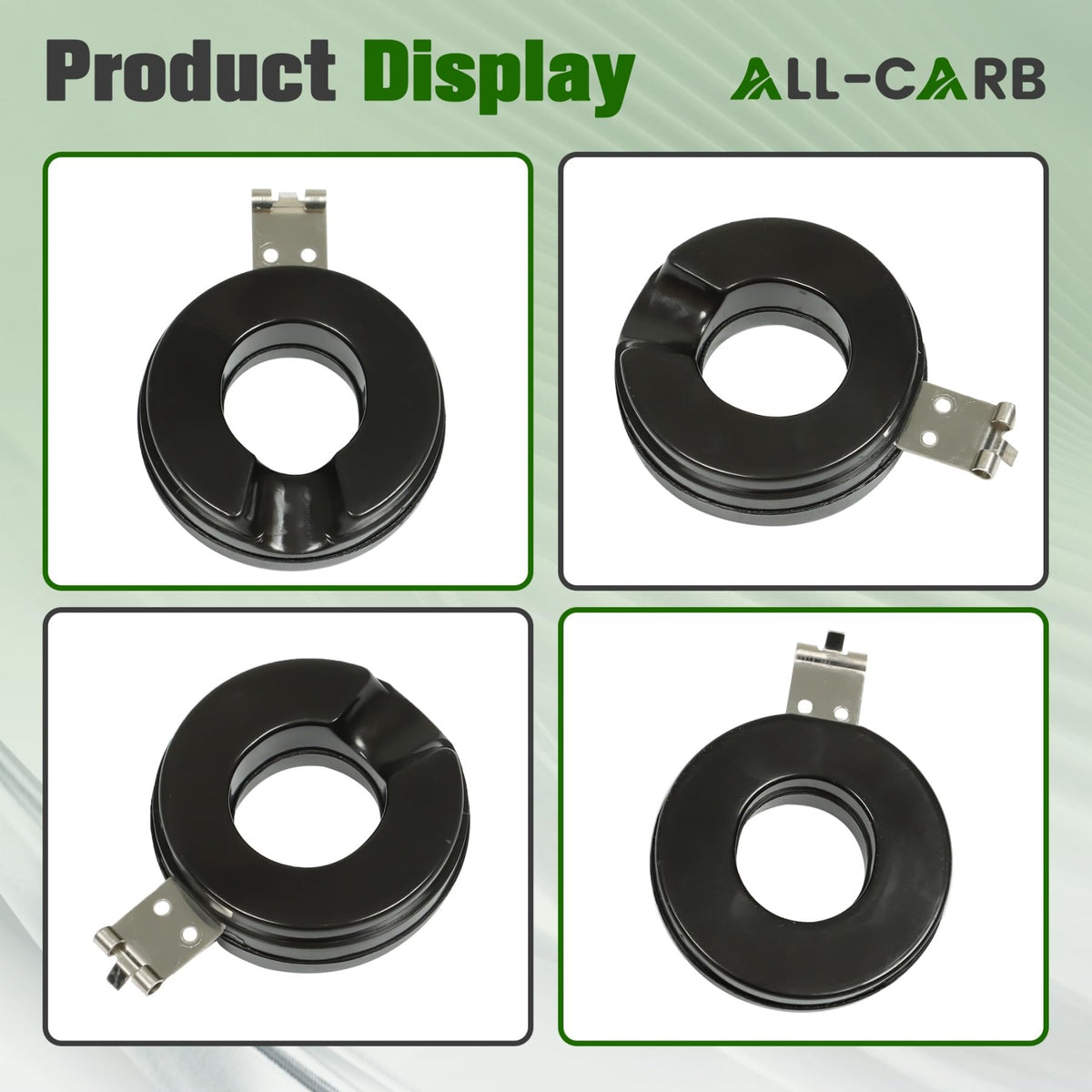 ALL-CARB labeled components on table illustrating included parts for easy identification