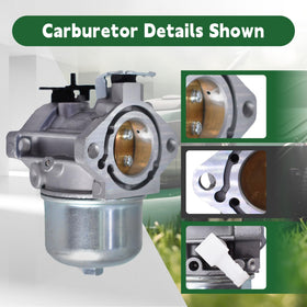 ALL-CARB mixing screw adjustment close-up for accurate tuning and improved idle