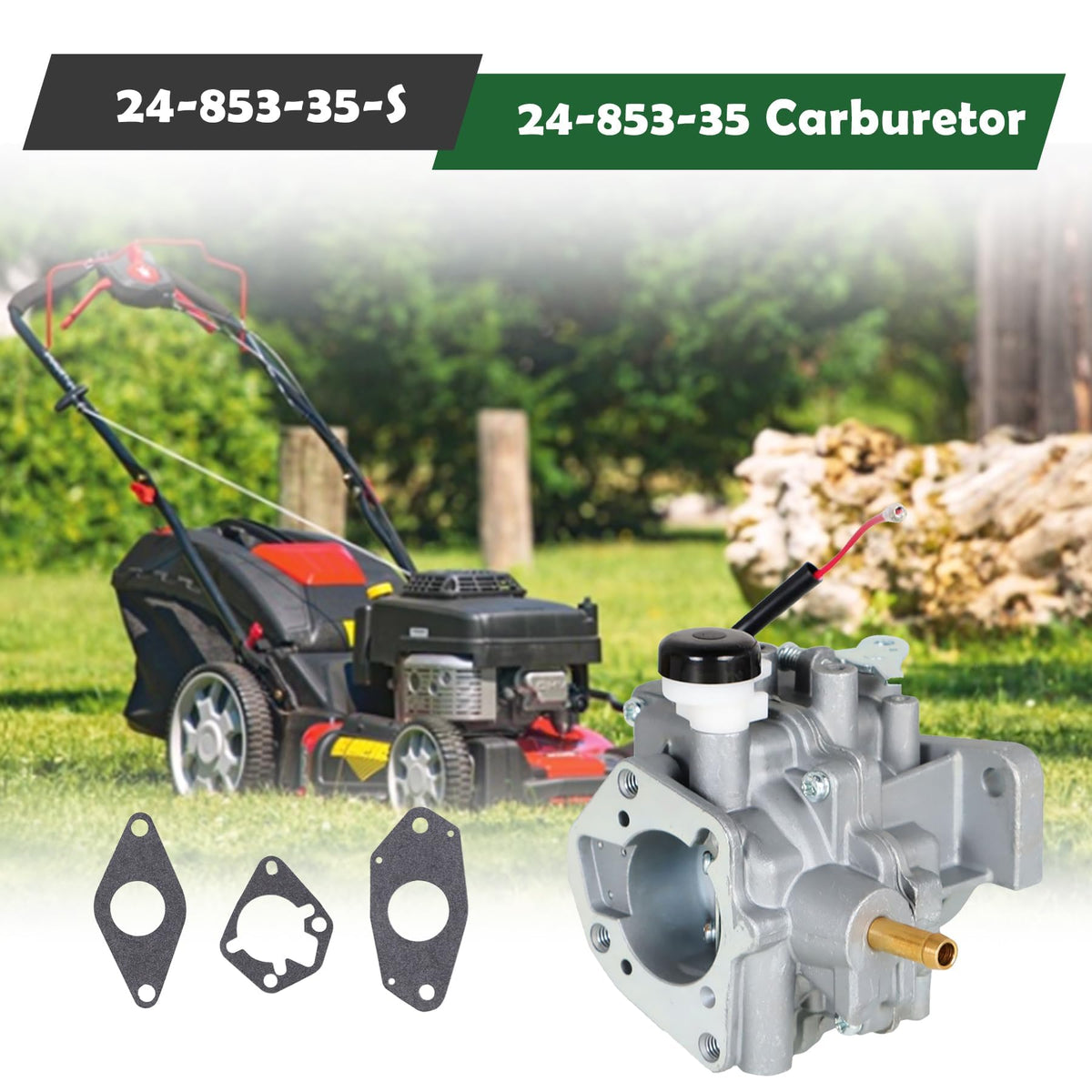 ALL-CARB installed on a Kohler engine demonstrating direct-fit replacement benefit