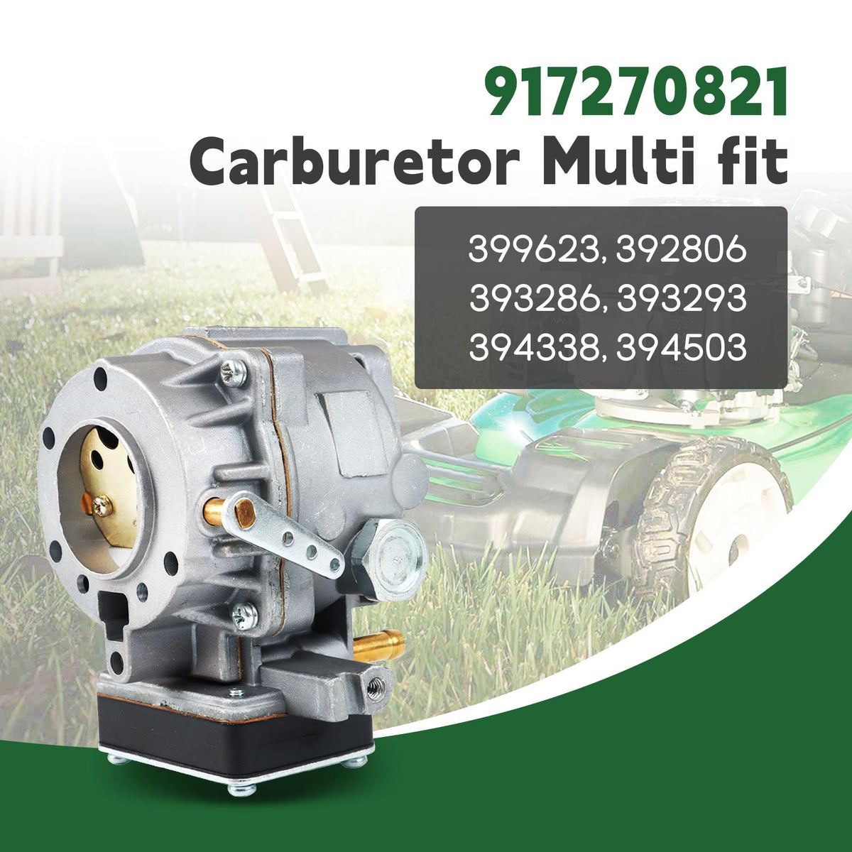 ALL-CARB side profile showing throttle and choke linkage alignment for easy hookup