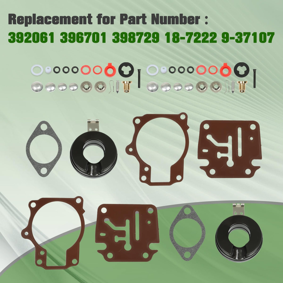 ALL-CARB parts beside ruler showing scale for correct fit verification