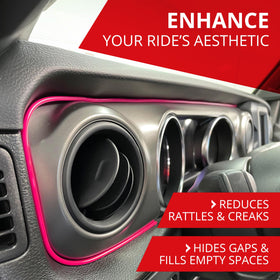All-Fit Automotive fitted around air vent improving finish and airflow benefit