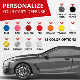 All-Fit Automotive installed on trunk lip protecting paint and edges from impacts