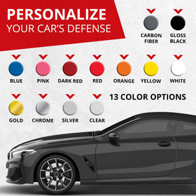 All-Fit Automotive installed on trunk lip showing chip protection benefit