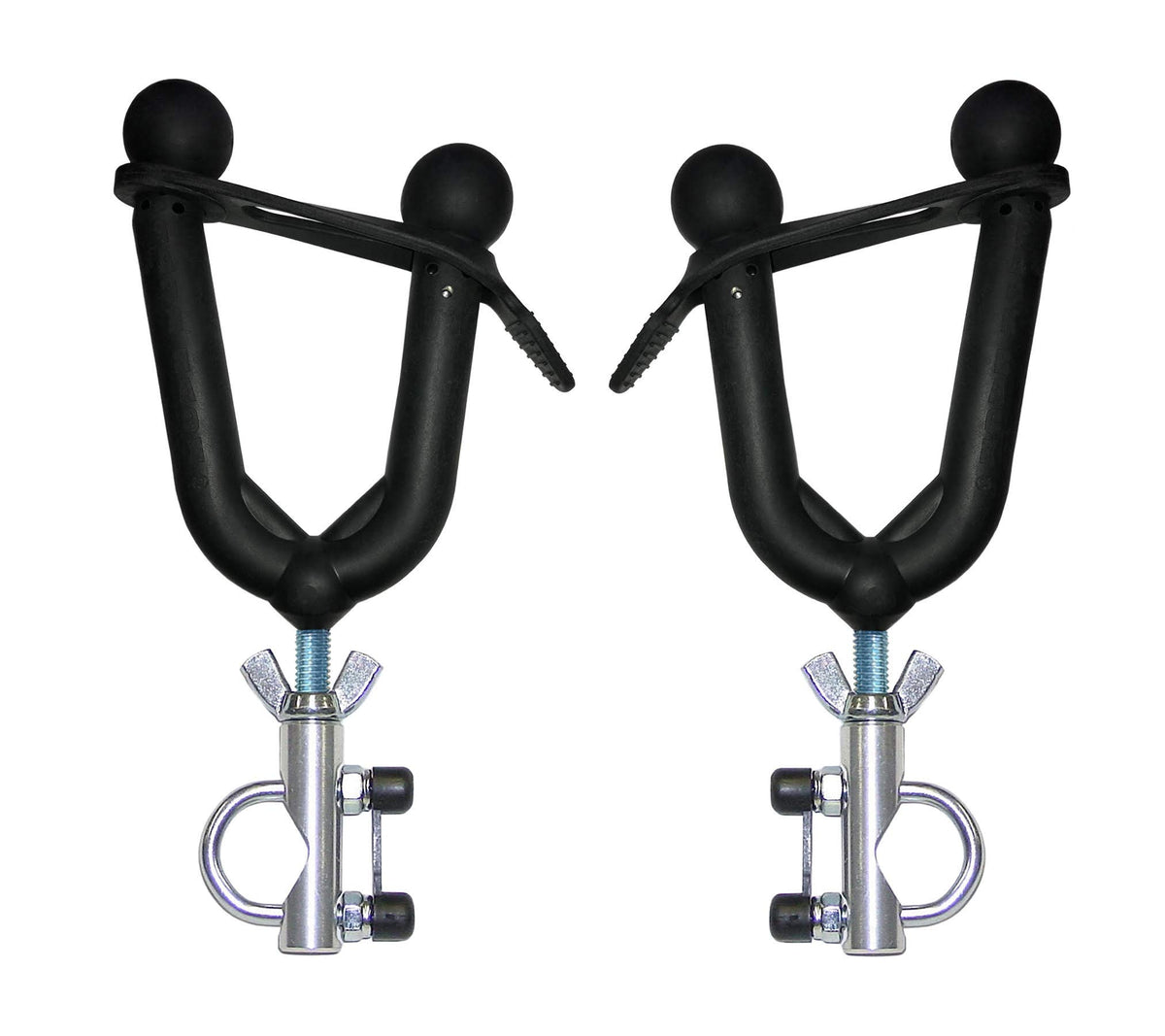 All Rite Pack Rack front view showing full holder and secure grip benefit