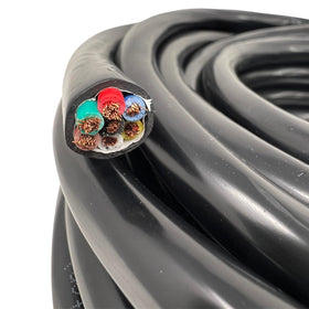 All Star Truck Parts close-up of stranded copper conductors and colored insulation, flexible performance