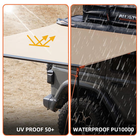 ALL-TOP ripstop fabric close-up showing texture and PU10000mm waterproof coating benefit