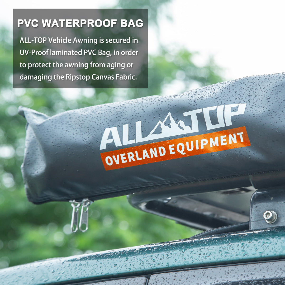 ALL-TOP mounting hardware and L-brackets installed on roof rack providing secure attachment