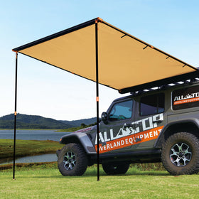 ALL-TOP awning rolled in 1000D PVC weatherproof bag for compact transport and protection