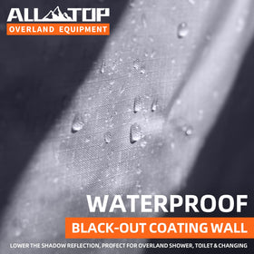 ALL-TOP roof removed showing extra privacy and UV protection option