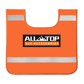 ALL-TOP dampener front view showing shape and bright orange safety color