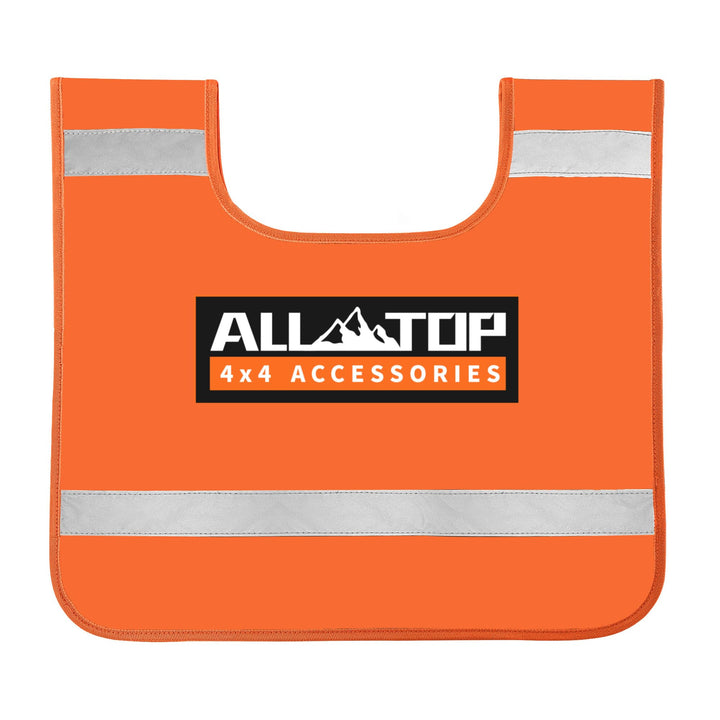ALL-TOP dampener front view showing shape and bright orange safety color