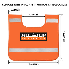 ALL-TOP reflective strip close-up improving visibility for night recoveries
