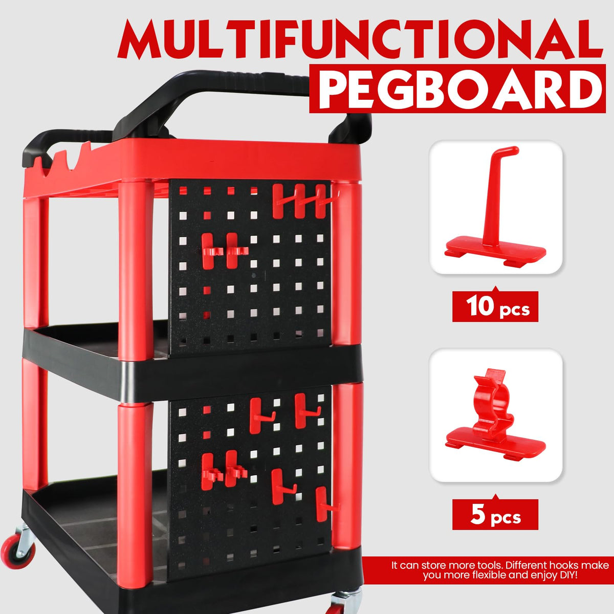 ALL4DETAIL assembly parts laid out to show simple tool-free setup