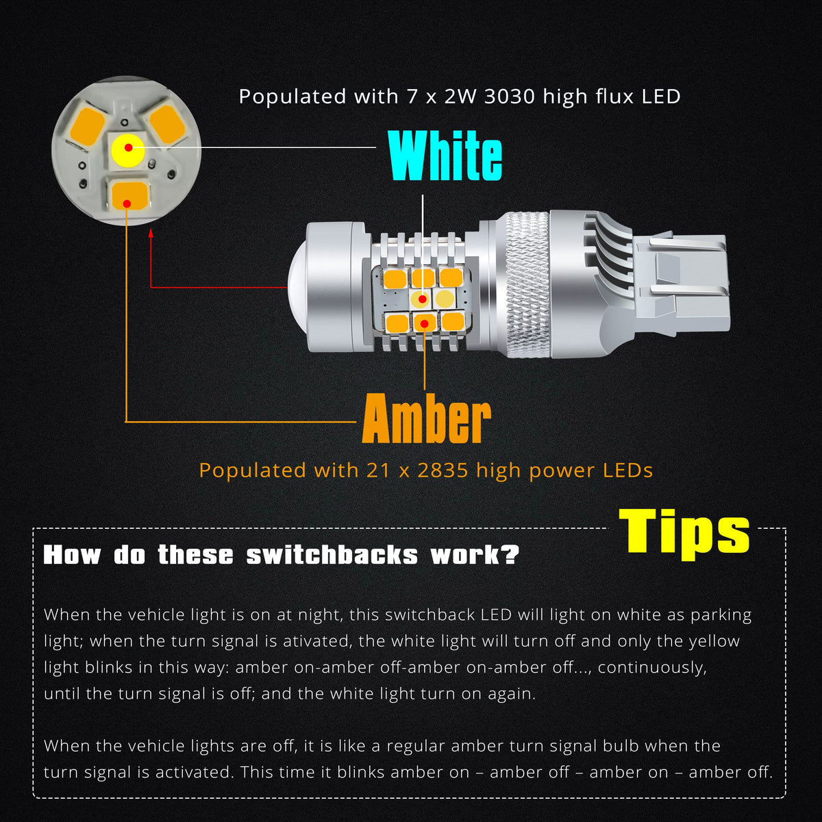 Alla Lighting example of load resistor installation ensuring correct flash rate and compatibility