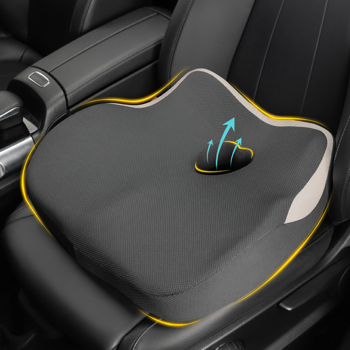 Allaboutsla front view of cushion showing supportive contour and comfort