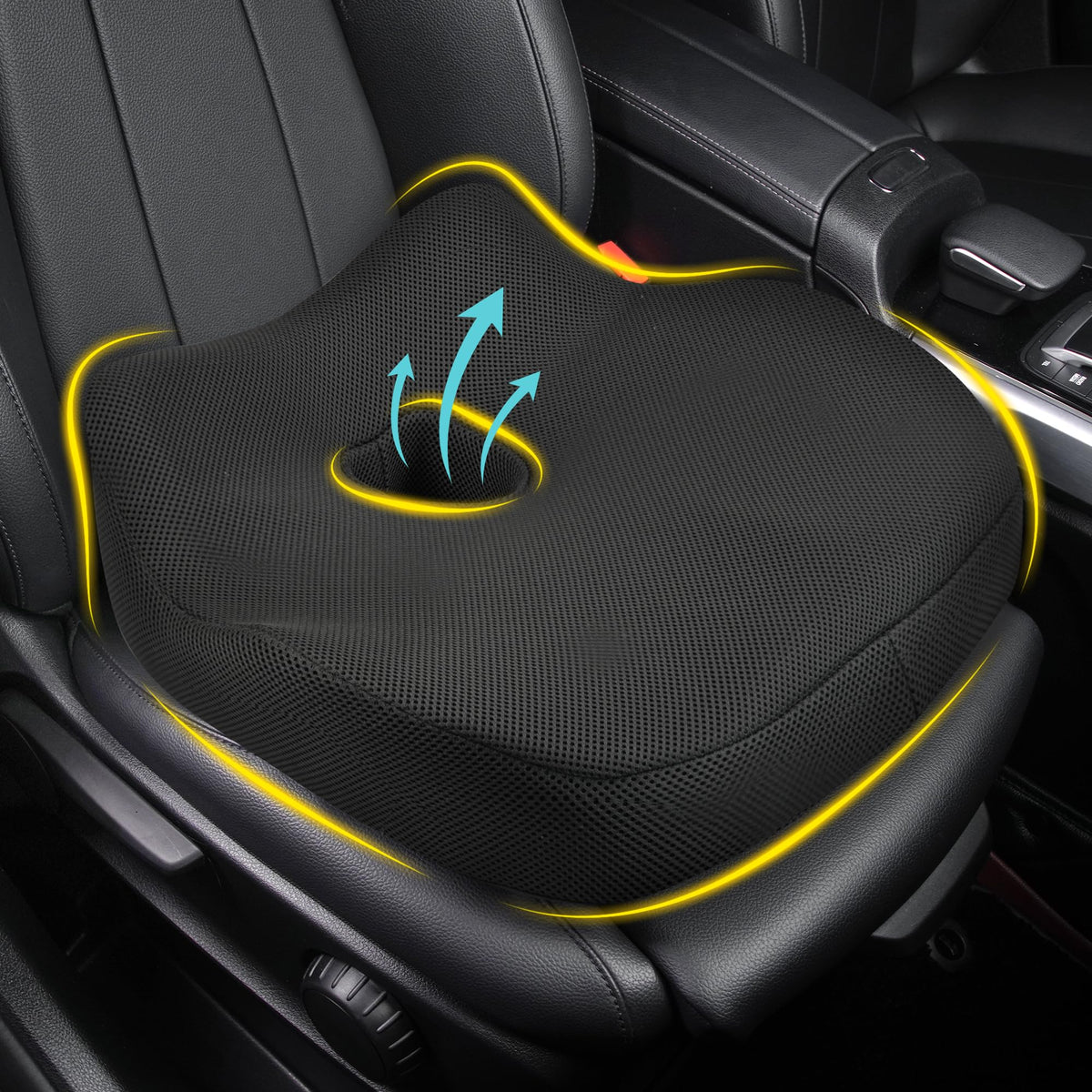 Allaboutsla front view of cushion showing full coverage and comfort