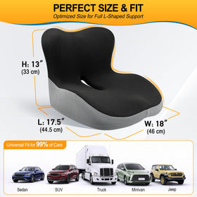 Allaboutsla installed in car seat demonstrating steady support during driving