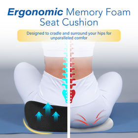 Allaboutsla underside non-slip base preventing cushion movement while driving