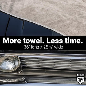 AllGuard towel neatly folded illustrating compact storage convenience